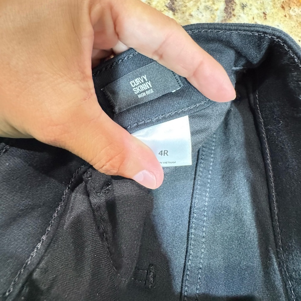 Express Black High Rise Women Jeans - Picture 6 of 7